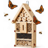 Produktbild von Relaxdays Insektenhotel Bausatz aus Holz in Natur Braun