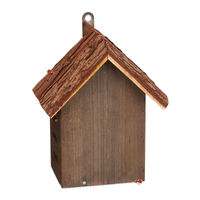 Produktbild von Relaxdays Marienkäferhaus aus Holz in Braun zum Aufhängen - 1 Stk.