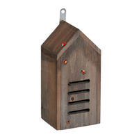 Produktbild von Relaxdays Marienkäferhaus aus Holz zum Aufhängen in Braun