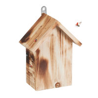 Produktbild von Relaxdays Marienkäferhaus aus Holz zum Aufhängen in Natur und Braun