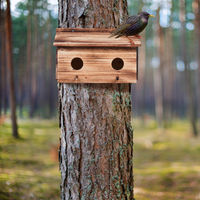 Produktbild von Relaxdays Starenkasten aus Holz für Wildvögel in Natur Braun - 1 Stk.