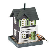 Produktbild von Relaxdays Vogelhaus aus Holz zum Aufhängen für Wildvögel