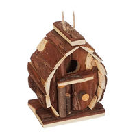 Produktbild von Relaxdays Vogelhaus aus Holz zur Garten Dekoration Natur