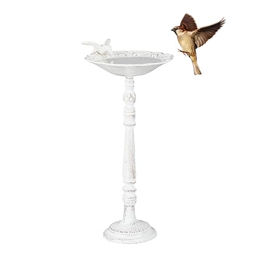 relaxdays Vogelhaus aus Metall in Weiß – Bild 1 von 4