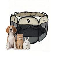 Produktbild von Relaxdays Welpenauslauf faltbar für Hund und Welpe Indoor & Outdoor