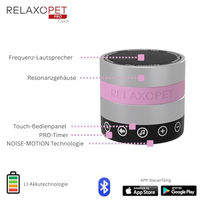 Produktbild von RelaxoPet Pro Touch Anti-Stress-System zur Beruhigung für Katzen in Rosa mit wiederaufladbarem Akku
