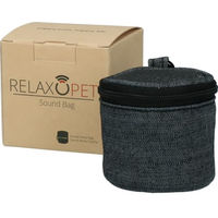 Produktbild von RelaxoPet Schutztasche für den RelaxoPet Tierentspannungs-Trainer in Schwarz mit Karabinerhaken