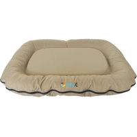 Produktbild von RelaxXL Hundekissen LUNA Orthopädisches Memory Foam Kissen für erwachsene Hunde 110 cm Braun Beige