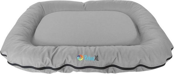 RelaxXL Hundekissen LUNA Orthopädisches Memory Foam Kissen Grau für erwachsene Hunde – Bild 1 von 2