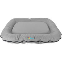 Produktbild von RelaxXL Hundekissen LUNA Orthopädisches Memory Foam Kissen Grau für erwachsene Hunde