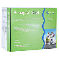 Produktbild von RENAPRO Shot Apfel flüssiges Nahrungsergänzungsmittel zur Unterstützung der Nierenfunktion