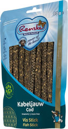 Renske Belohnungssnack Fischsticks Kabeljau fettarm 80 g – Bild 1 von 2