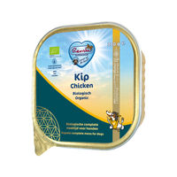 Produktbild von Renske Bio Hundefutter Huhn und Rind Getreidefrei 9 x 300 g Schalen