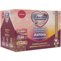 Produktbild von Renske Fresh Mousse Katzen Nassfutter Variationsbox Ashley Lachs Ente Huhn getreidefrei 30 x 70 g