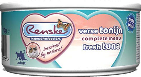 Produktbild von RENSKE Frischfleisch-Paté für Katzen Adult Thunfisch 24x 70 g