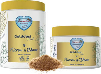 Renske Golddust Heal 8 Blase & Nieren Bio Nahrungsergänzung für alle Altersstufen 250 g – Bild 1 von 2