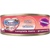 Produktbild von Renske Katzenfutter Mousse Lachs getreidefrei und glutenfrei 24 x 70 g