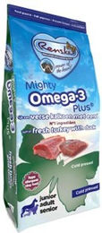 Renske Mighty Omega 3 Plus Kaltgepresstes Hundefutter mit Pute und Ente glutenfrei 12 kg – Bild 1 von 2