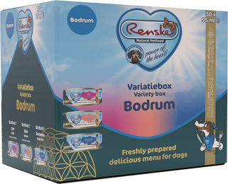 Renske Variationsbox Bodrum für Katzen 30 x 95 g zur Unterstützung der Verdauung – Bild 1 von 2