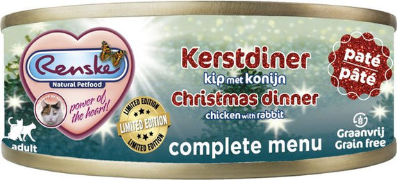 Renske Weihnachtsdinner Katzen Huhn und Kaninchen 70 g – Bild 1 von 2