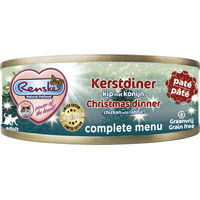 Produktbild von Renske Weihnachtsdinner Katzen Huhn und Kaninchen 70 g