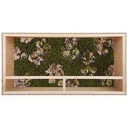 REPITERRA 3D-Rückwand für Reptilien in Naturlook Wald Grün 116x58cm – Bild 1 von 2