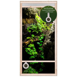 Repiterra Hochterrarium aus Holz mit Frontbelüftung 60x120x60 cm für Chamäleons, Schlangen, Spinnen und Bartagamen – Bild 1 von 13