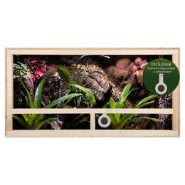 Repiterra Holzterrarium mit Seitenbelüftung aus OSB in Braun Natur 100x40x40 cm – Bild 1 von 10