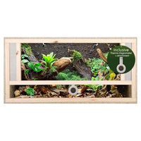 Produktbild von Repiterra Terrarium aus OSB-Holz für Reptilien und Amphibien 80 x 50 x 50 cm mit Belüftung