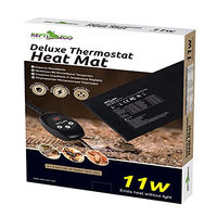 Produktbild von Repti Zoo Deluxe Heizmatte mit Thermostat 11 Watt 15x 20cm Schwarz
