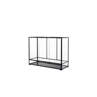 Produktbild von REPTI ZOO Glas-Terrarium Schwarz Transparent 122 x 45,7 x 91,4 cm