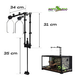 Repti Zoo Halterung für Lampenfassungen Schwarz LH001D – Bild 1 von 7