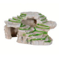 Produktbild von REPTI ZOO Kletterhöhle aus Kunstharz für Reptilien in Grau und Beige