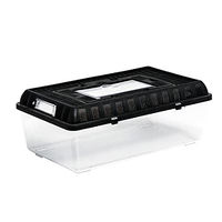 Produktbild von Repti Zoo Terrarium Flat Box aus Kunststoff Large 42x26x16 cm Transparent