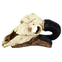 Produktbild von Reptiles-Planet B Rams Schädel Höhle aus Kunstharz für Echsen und Schlangen in Beige und Bunt