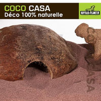 Produktbild von Reptiles Planet Coco Casa Natürliches Kokosnuss Versteck für kleine Tiere in Braun
