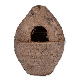 Reptiles-Planet Coco-Haus Kokosnuss Höhle für Schlangen Geckos und Amphibien Braun – Bild 1 von 7