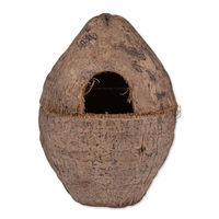 Produktbild von Reptiles-Planet Coco-Haus Kokosnuss Höhle für Schlangen Geckos und Amphibien Braun