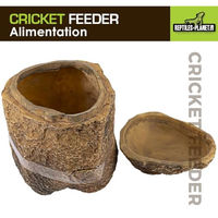 Produktbild von Reptiles Planet Cricket-Futterstation für Reptilien aus Kunstharz Braun 9 x 9 x 10,5 cm