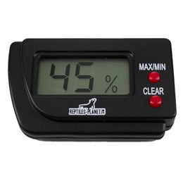 Reptiles Planet Digitalhygrometer für Reptilienterrarien in Schwarz aus Kunststoff – Bild 1 von 7