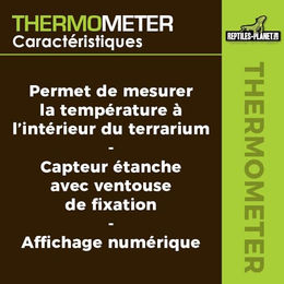 Reptiles Planet Digitalthermometer für Reptilien in Schwarz aus Kunststoff – Bild 1 von 4