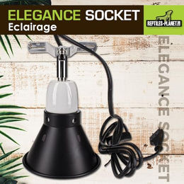 Reptiles Planet Elegance Lampenhalter für Reptilien Schwarz - 1 Stk. – Bild 1 von 5