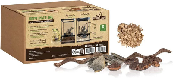 Produktbild von Reptiles Planet Liane aus Naturmaterial für Reptilien Terrarium-Zubehör in Braun und Grau