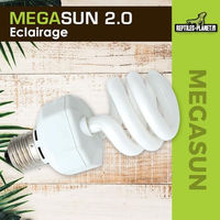 Produktbild von Reptiles Planet MegaSun UVB 2.0 UVA UVB Kompaktlampe für Schlangen 26 Watt