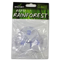 Produktbild von Reptiles Planet Rainforest Zubehör für Reptilien mit 3 Saugnäpfen 6mm Durchmesser transparent weiß