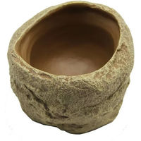 Produktbild von Reptiles Planet Repti Dish Deep Futternapf für Reptilien aus Kunstharz in Beige und Braun