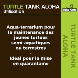 Produktbild von Reptiles-Planet Schildkrötenpanzer Aloha aus Kunststoff bunt