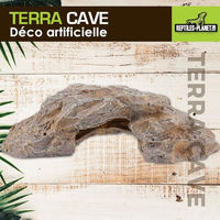 Produktbild von Reptiles Planet Terra Cave Höhle aus Kunstharz für Reptilien 20 x 8 x 6,5 cm Beige Braun