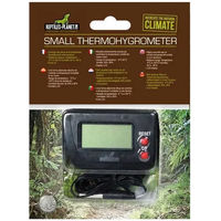 Produktbild von Reptiles Planet Thermo-Hygrometer für Reptilien in Schwarz aus Kunststoff