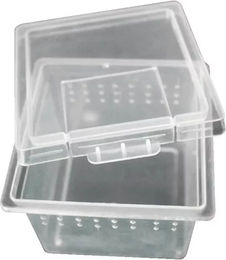 Produktbild von Reptiles Planet Transportbox für Reptilien und Amphibien aus Kunststoff in Grau und Transparent